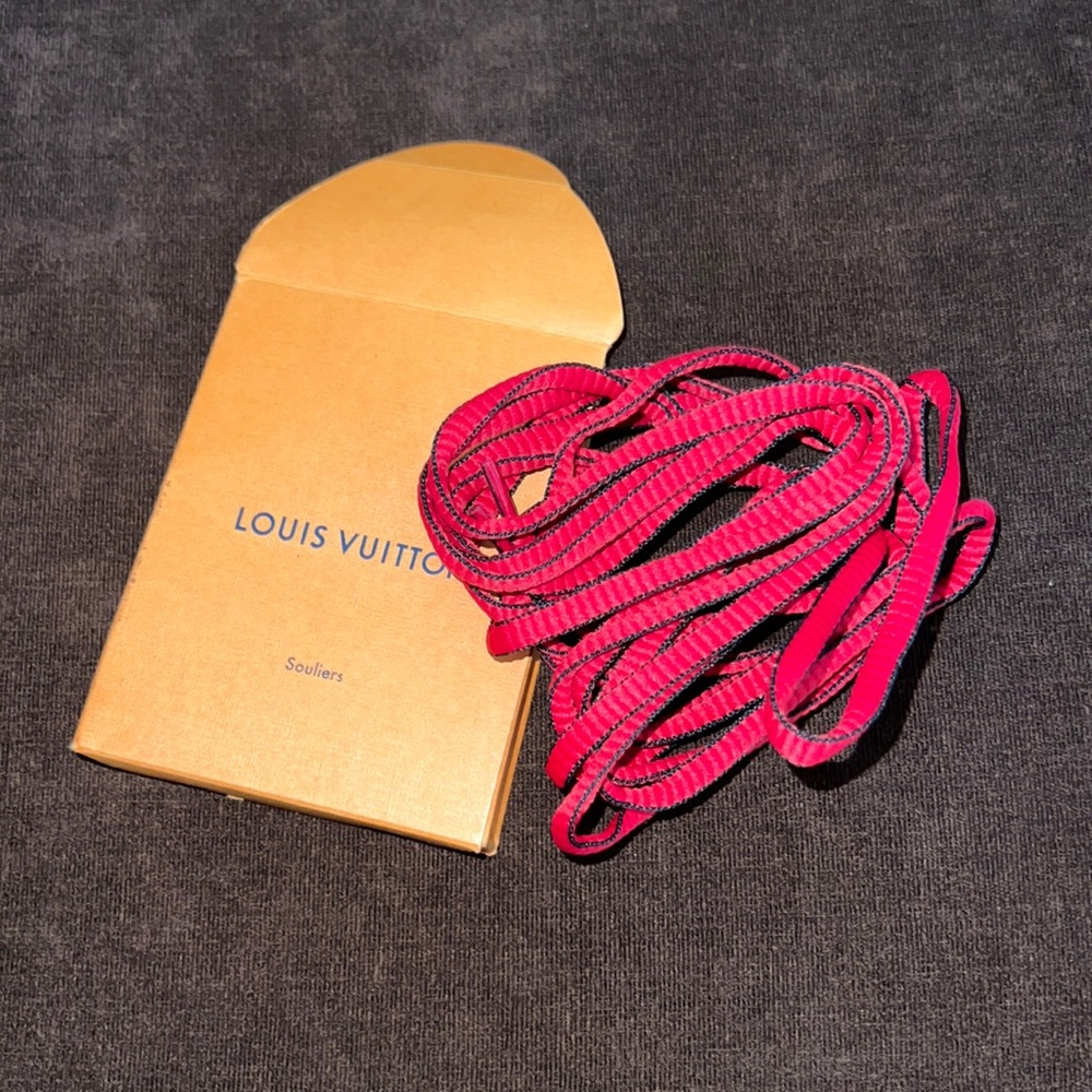 Louis Vuitton Shoes Laces Red